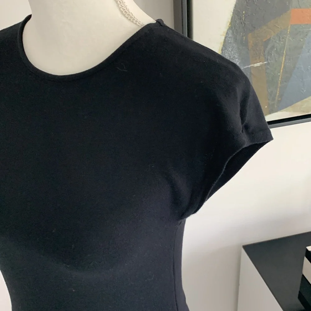 Vince black knit sleeveless midi dress - size M - Picture 5 of 5